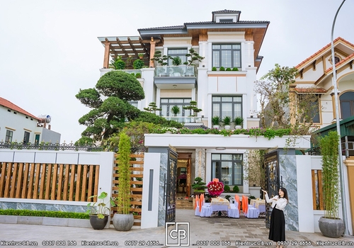 Thi công biệt thự anh Sinh tại Phú Thọ: từ móng đến hoàn thiện