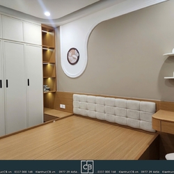 Thi công nội thất nhà anh Tuân VT02 OCP: tông gỗ sáng