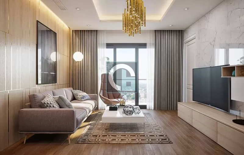 Phòng khách chung cư căn hộ 80m2 - Chi phí thiết kế nội thất căn hộ