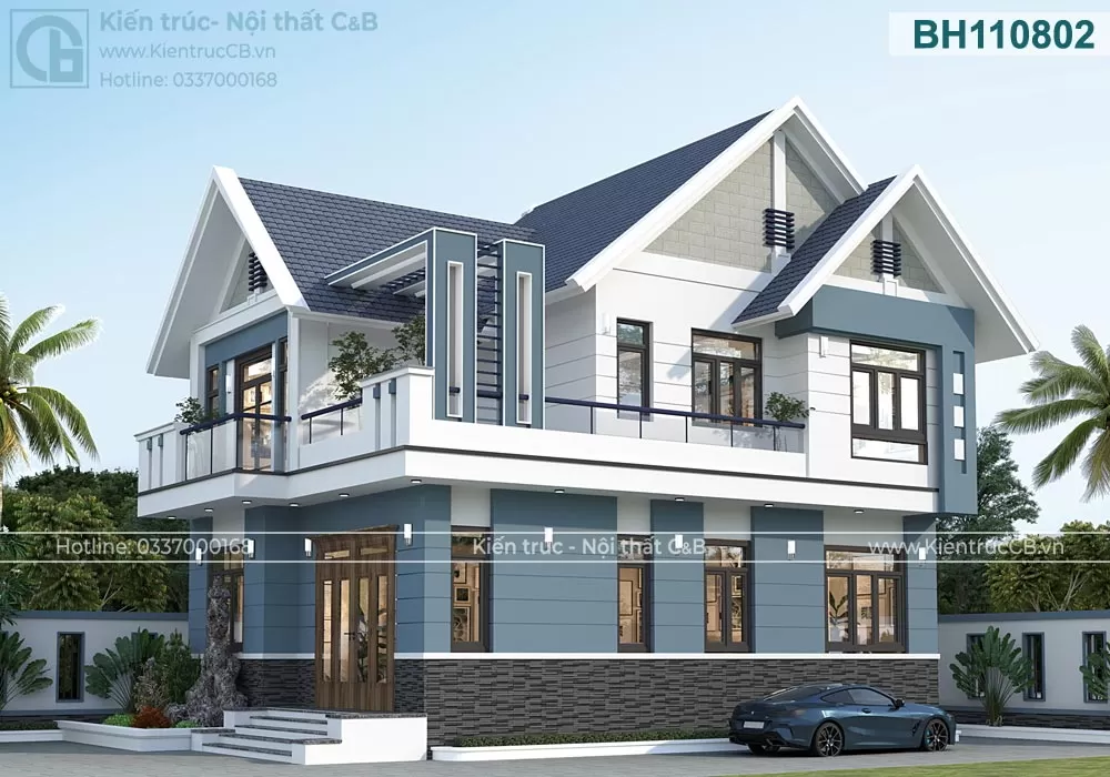 Biệt thự hiện đại 2 tầng 100m2