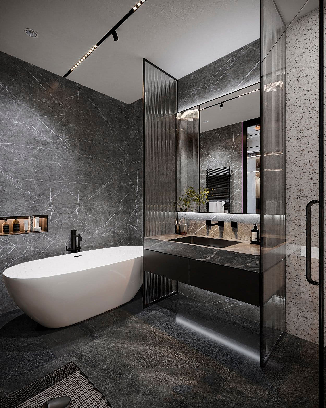 Khu vệ sinh sang trọng và tiện nghi