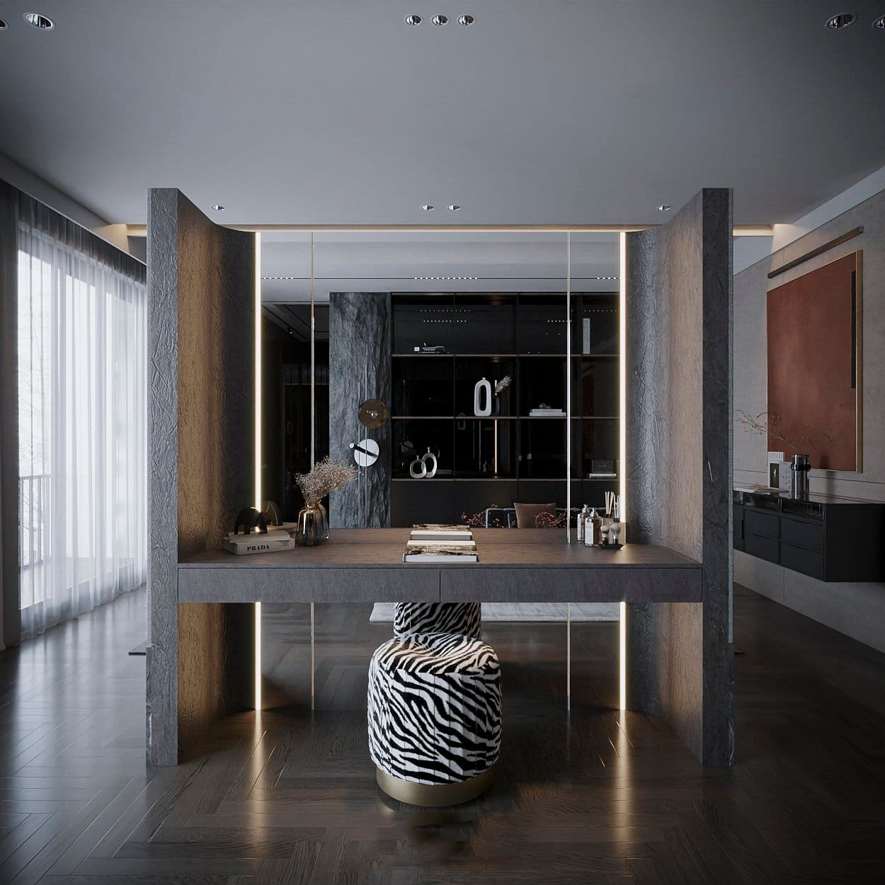 Thiết kế nội thất hiện đại sang trọng của biệt thự