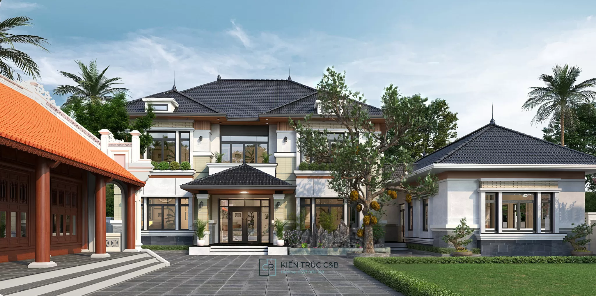 Phối cảnh mặt trước