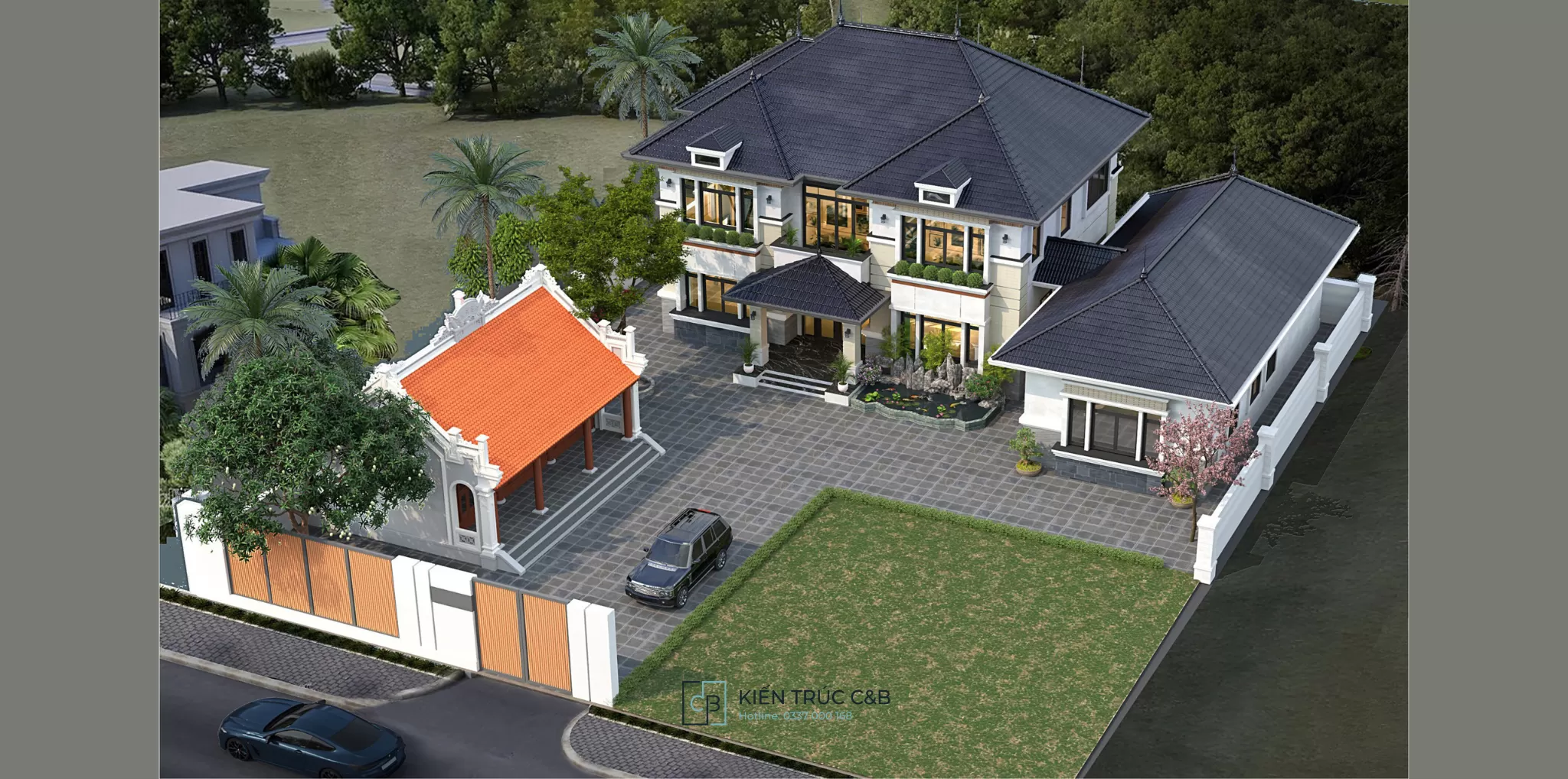 Biệt thự hiện đại 2 tầng