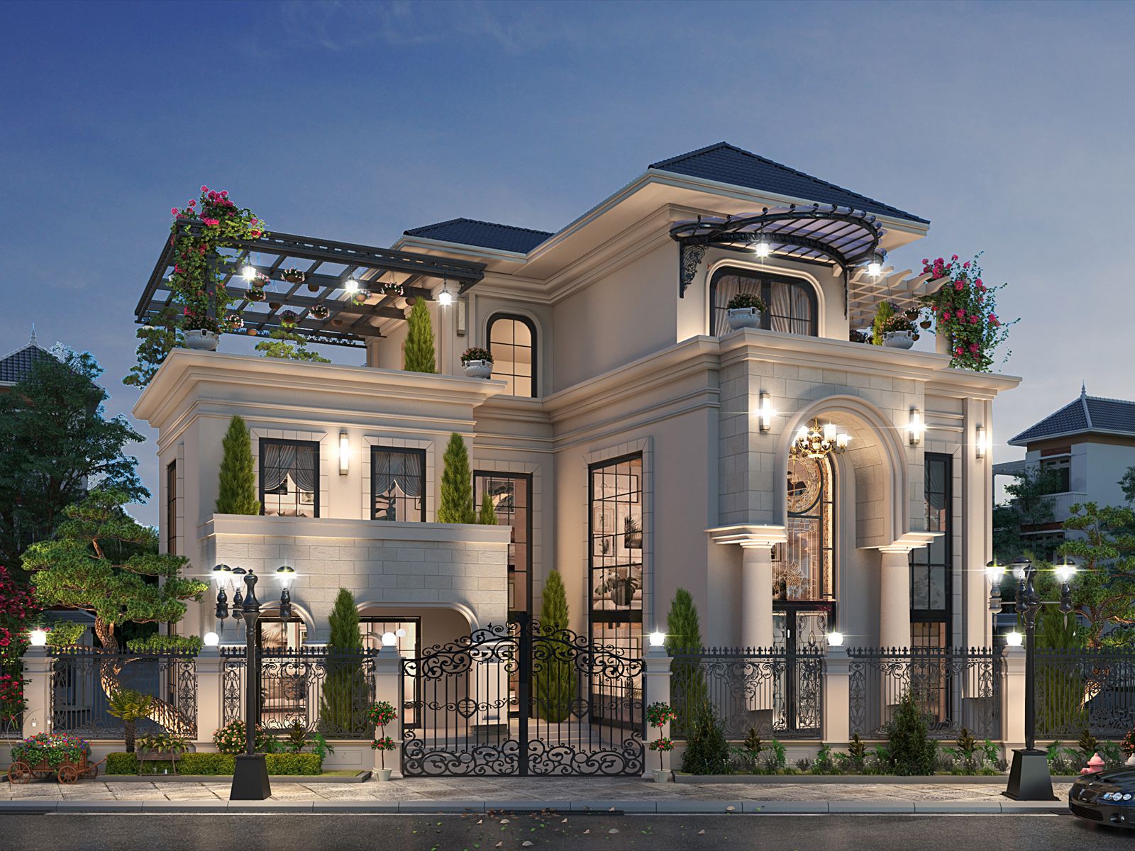 Thiết kế biệt thự tân cổ điển của C&B