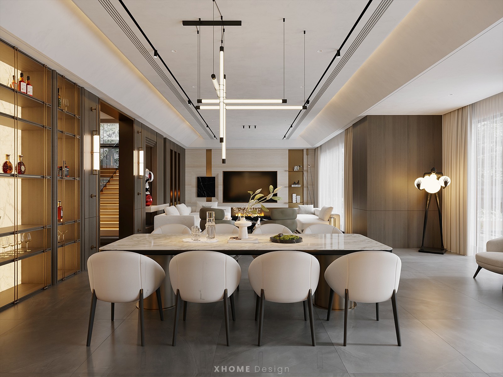 Không gian nội thất hiện đại do C&B thiết kế