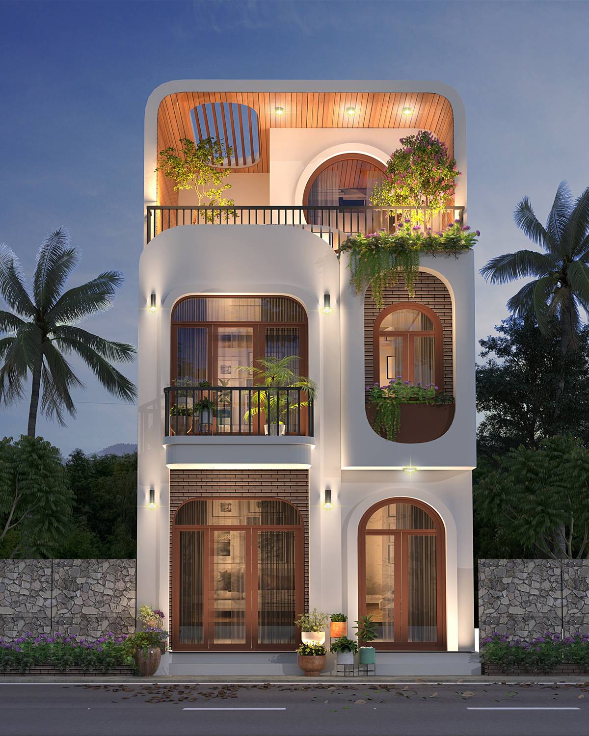 Thiết kế nhà phố hiện đại của C&B