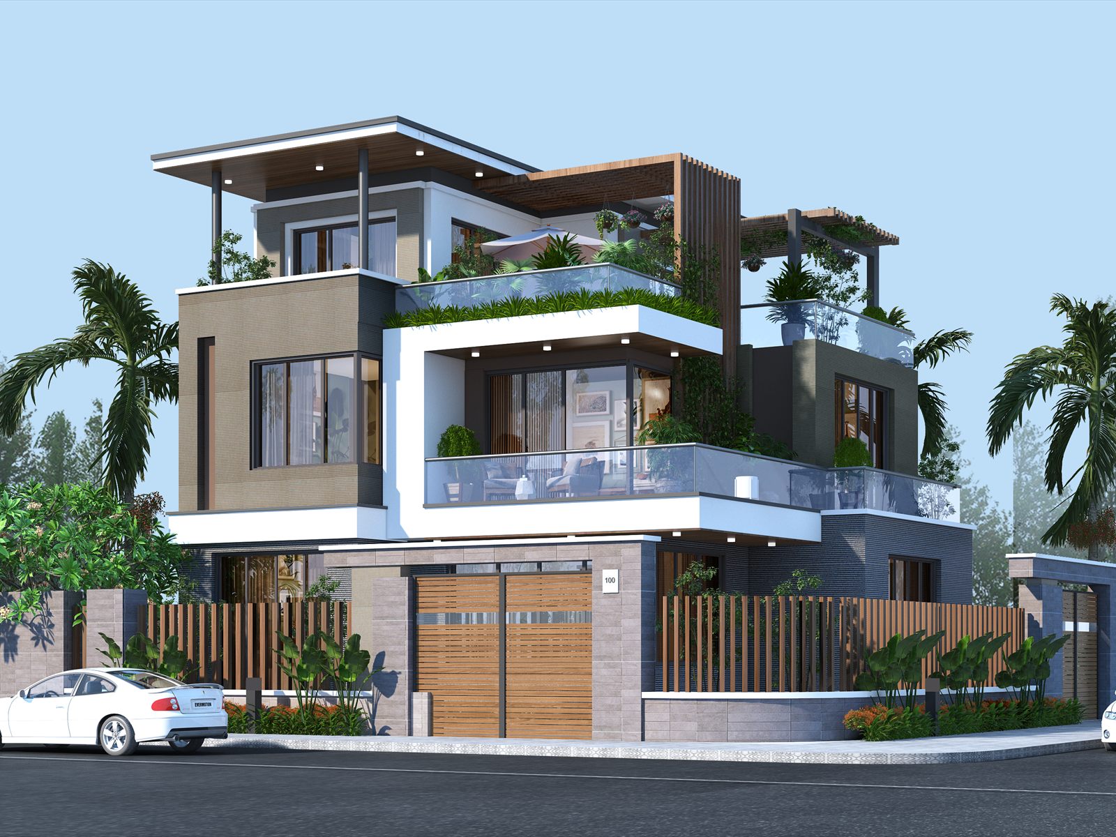 Thiết kế biệt thự hiện đại của C&B