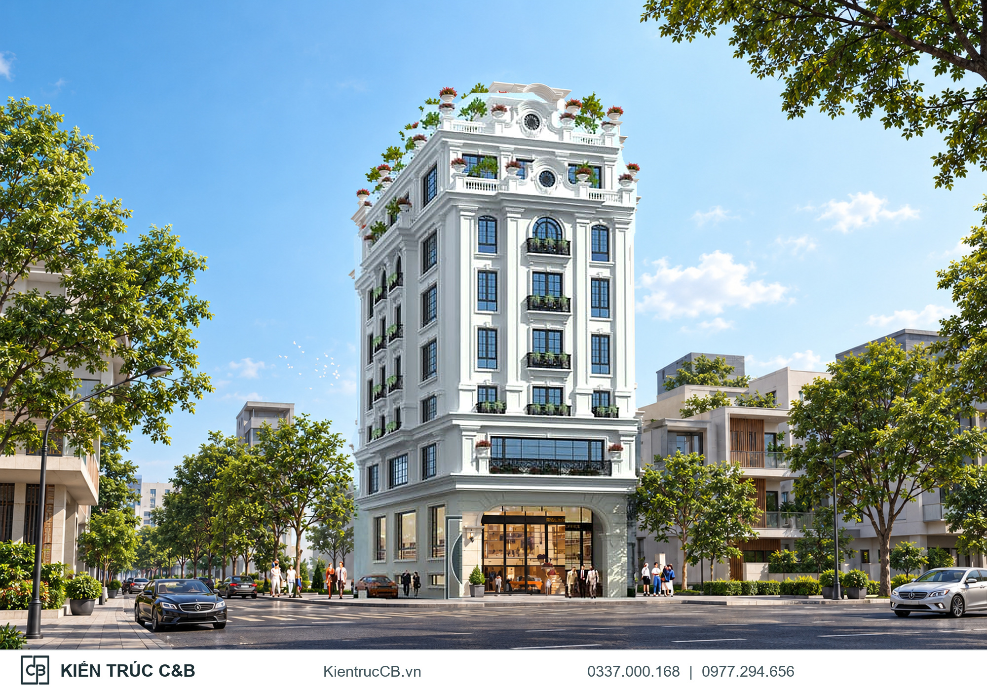Phối cảnh nhà ở kết hợp thương mại bà Phượng tại Thanh Hóa. Phối cảnh nhà ở kết hợp thương mại bà Phượng tại Thanh Hóa