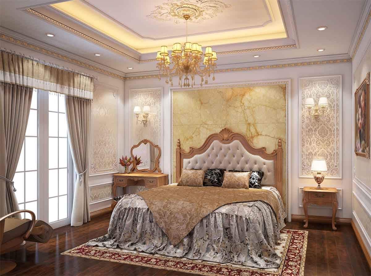 Mẫu nhà phố 5 tầng tân cổ- Sự sang trọng đi cùng năm tháng