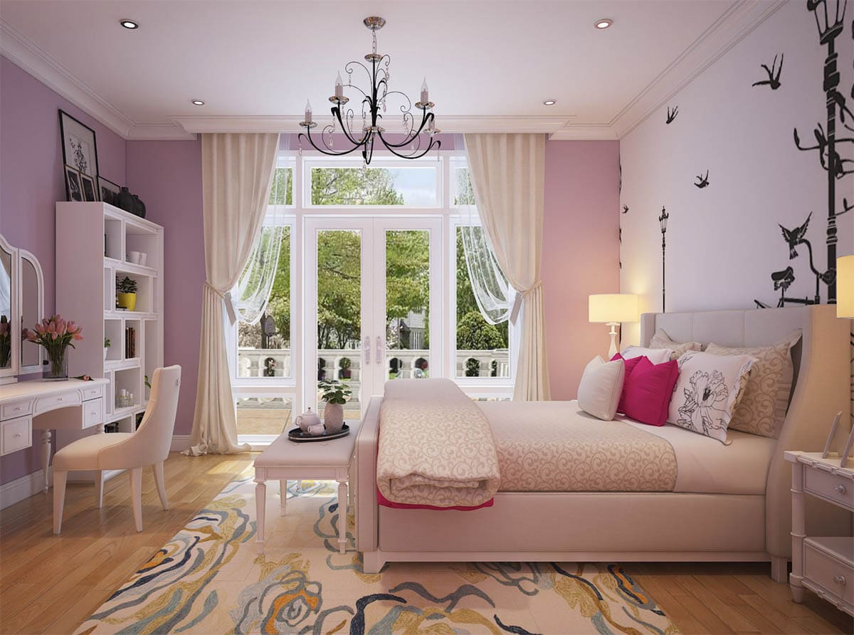 Thu hút mẫu thiết kế nhà phố 4 tầng tân cổ điển đẹp mắt