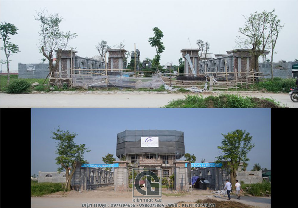 Thiết kế biệt thự tân cổ điển phố Nối- Hưng Yên ấn tượng nhất