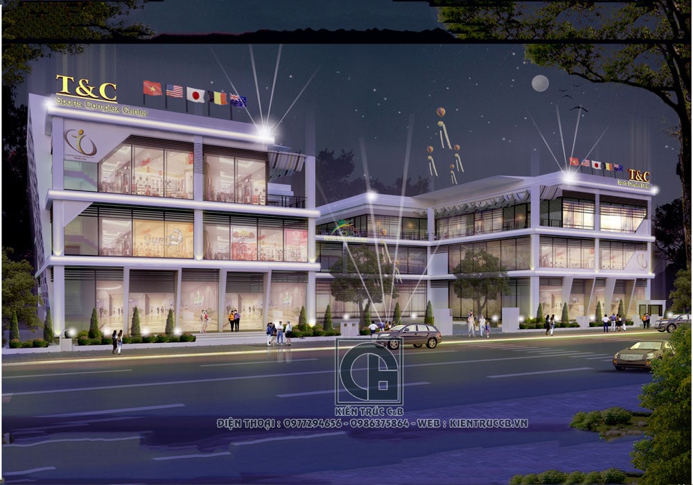 Thiết kế kiến trúc trung tâm thương mại 