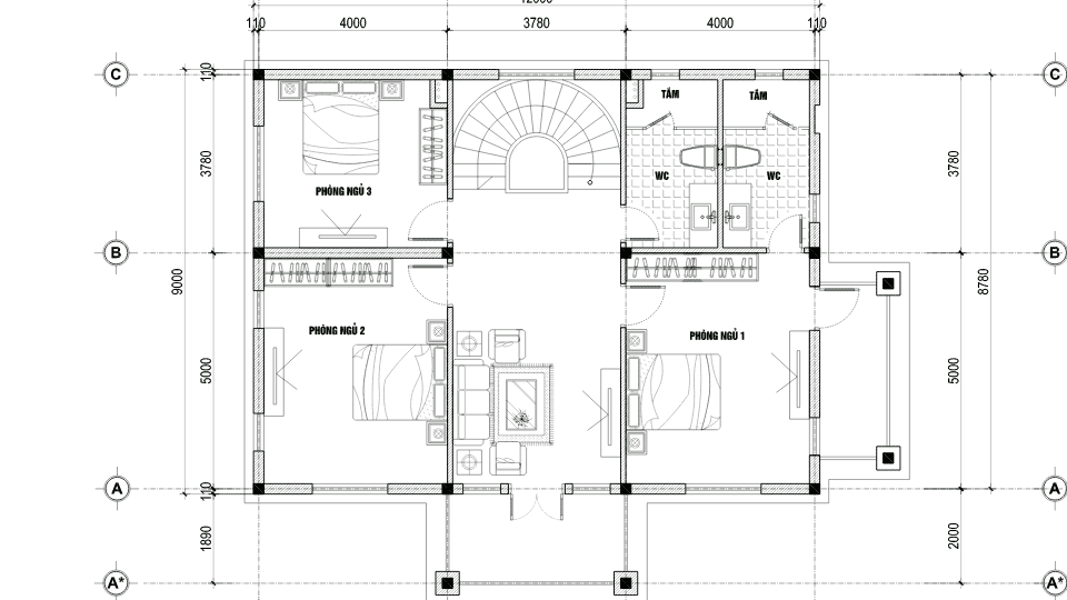 Hút mắt với mẫu biệt thự 3 tầng mái Thái–Giá trị của sự hiện đại