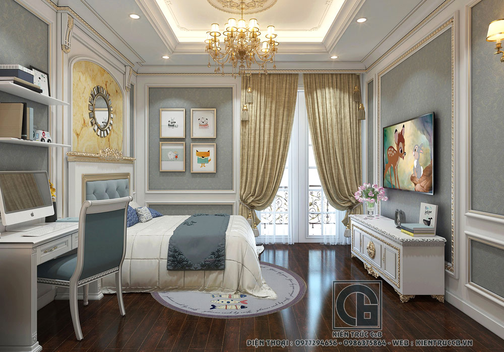 Thiết kế nội thất cho biệt thự đẳng cấp nhà Anh Tiến – Hưng Yên