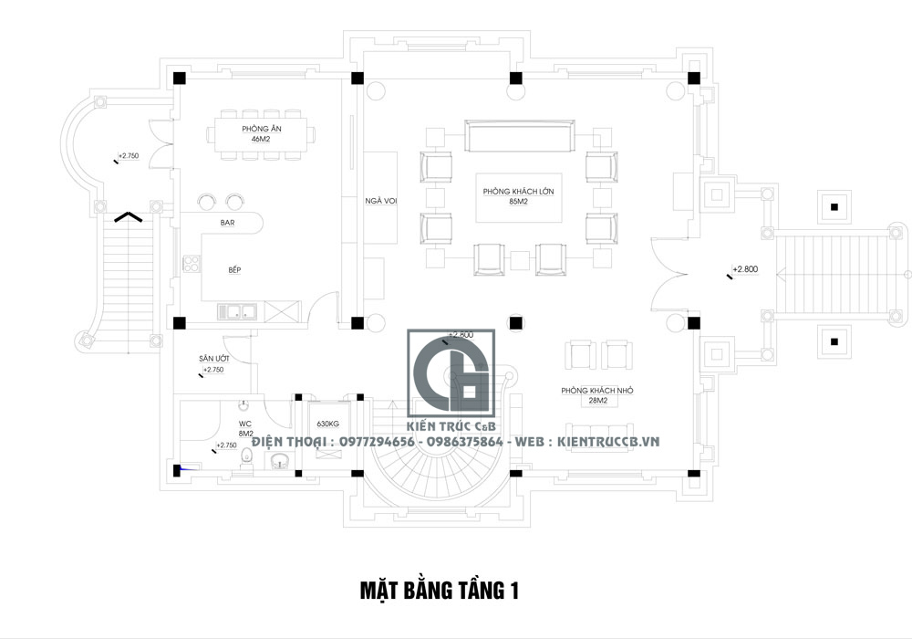 Thiết kế lâu đài cao cấp ông Thụy tọa lạc tại cố đô Ninh Bình