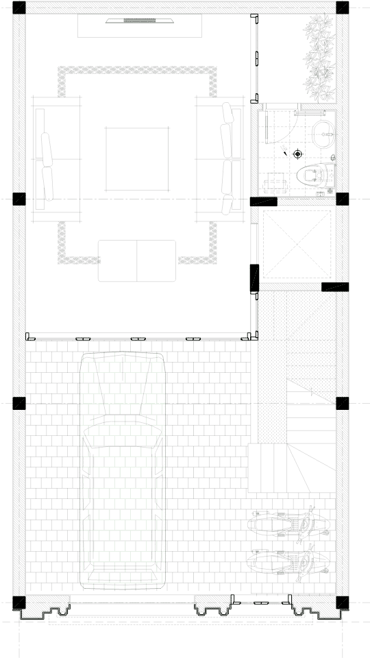 Mẫu nhà phố 5 tầng tân cổ- Sự sang trọng đi cùng năm tháng
