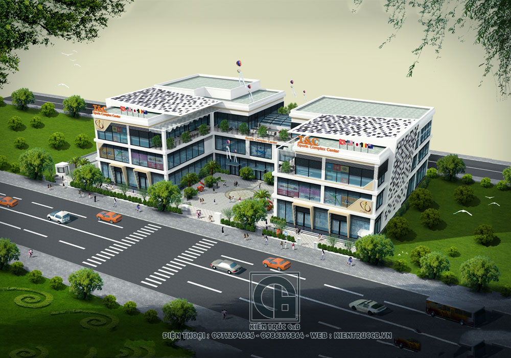 Thiết kế kiến trúc trung tâm thương mại 