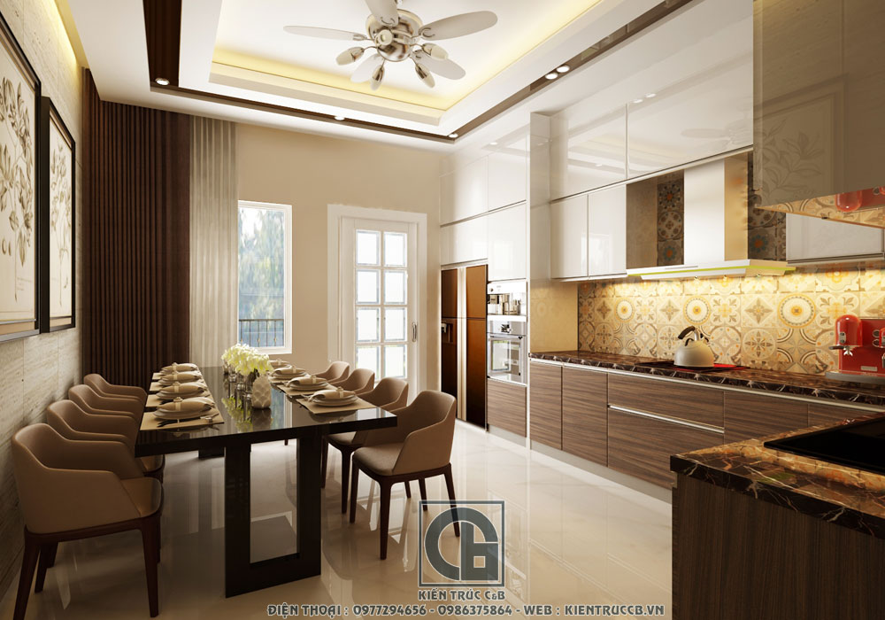 Thiết kế nội thất biệt thự hiện đại