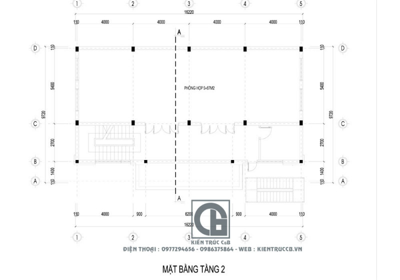 Kiến trúc tân cổ điển trong thiết kế Nhà văn hóa Quận Cầu Giấy 2