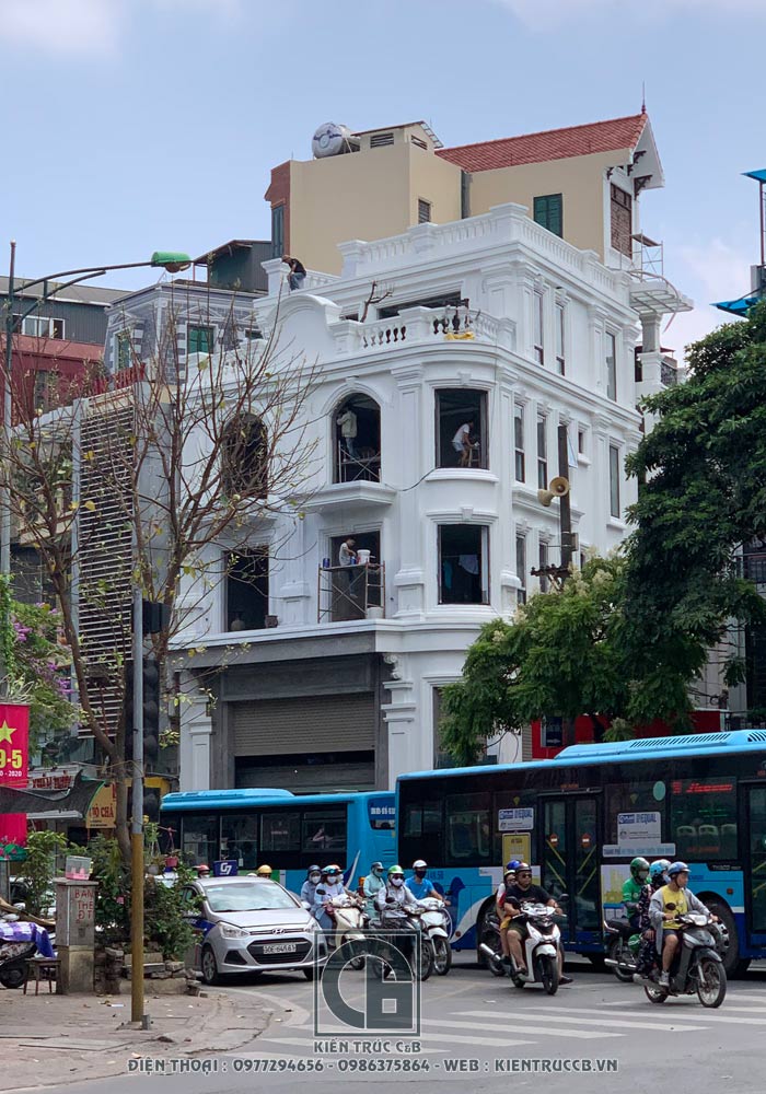 Tiến độ thi công thiết kế nhà lô phố trên phố Bạch Mai