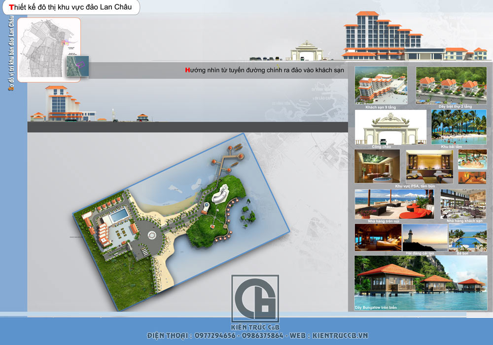 thiết kế quy hoạch khu resort sinh thái ven biển