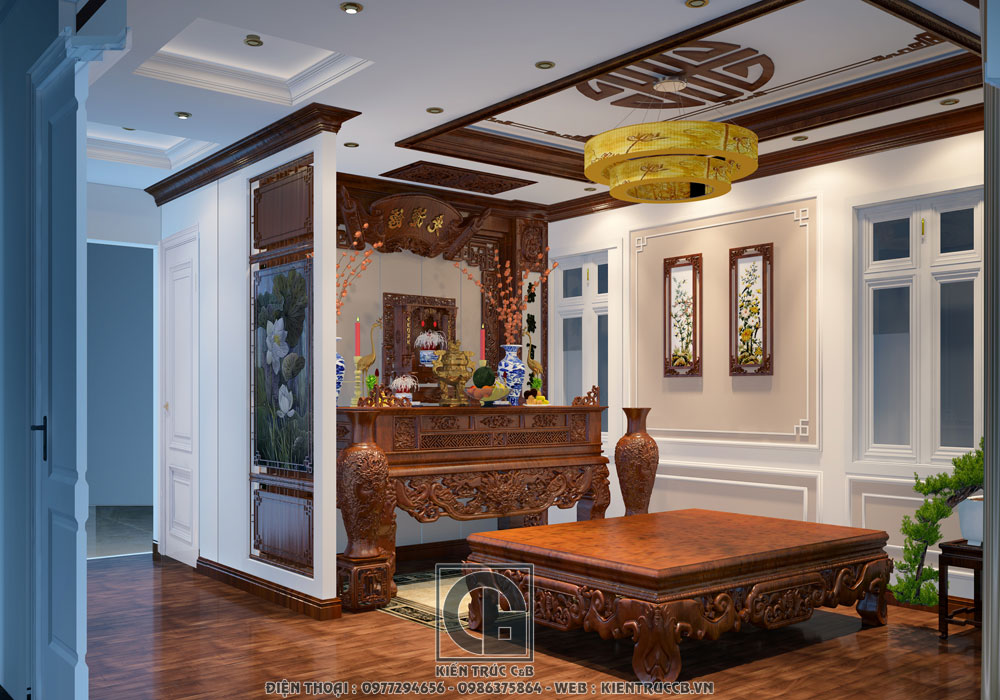 Nội thất biệt thự sang trọng nhà chú Phong - Thành phố Đà Nẵng