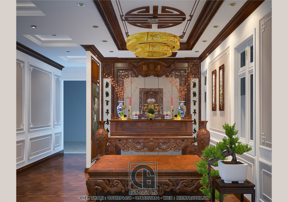 Nội thất biệt thự sang trọng nhà chú Phong - Thành phố Đà Nẵng