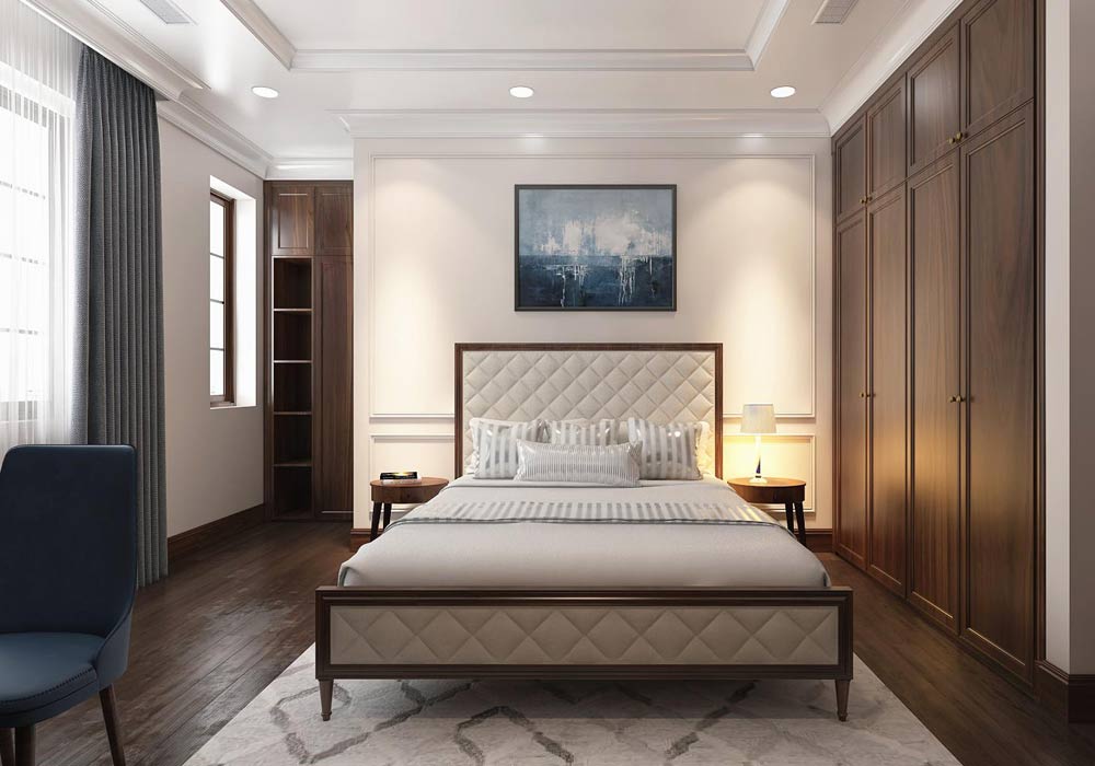 Mẫu nội thất biệt thự tân cổ điển kết hợp hiện đại