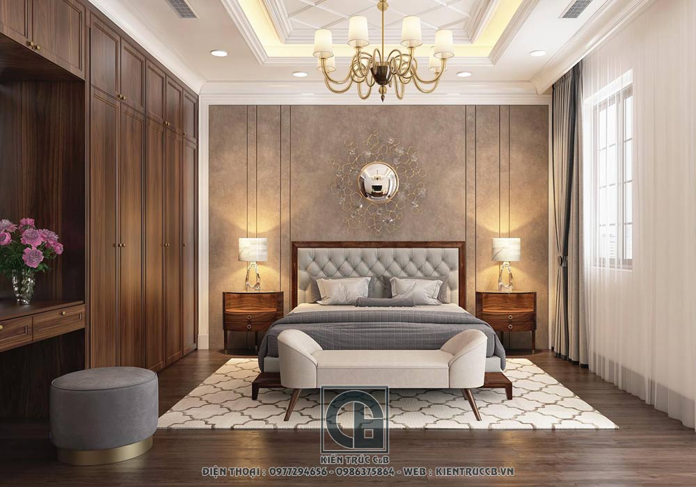 Mẫu nội thất biệt thự tân cổ điển kết hợp hiện đại