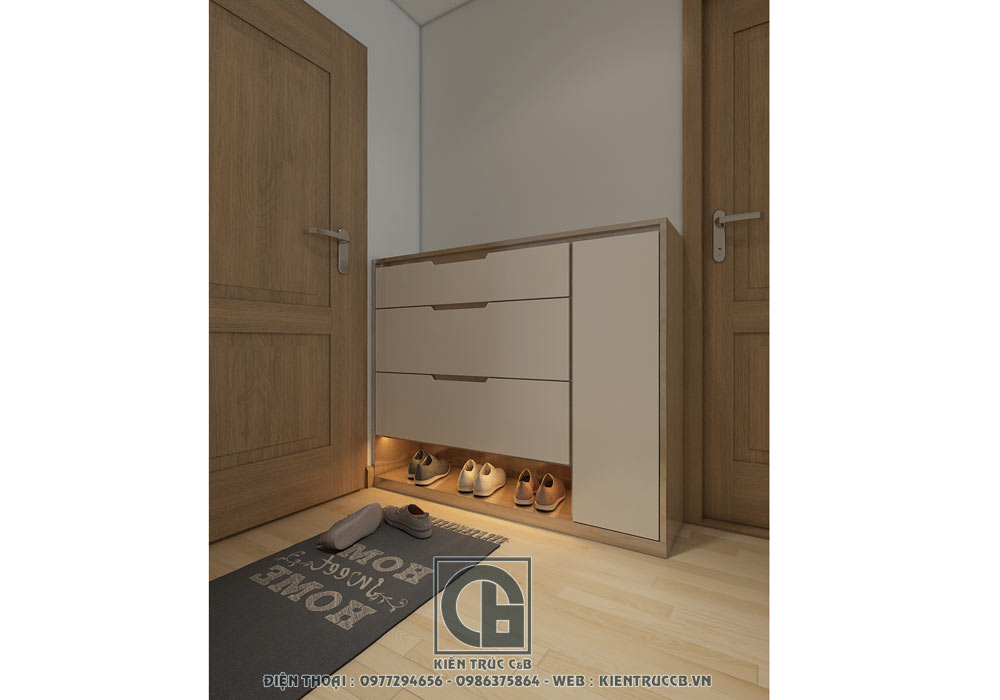 Mẫu nội thất chung cư đẹp phong cách hiện đại