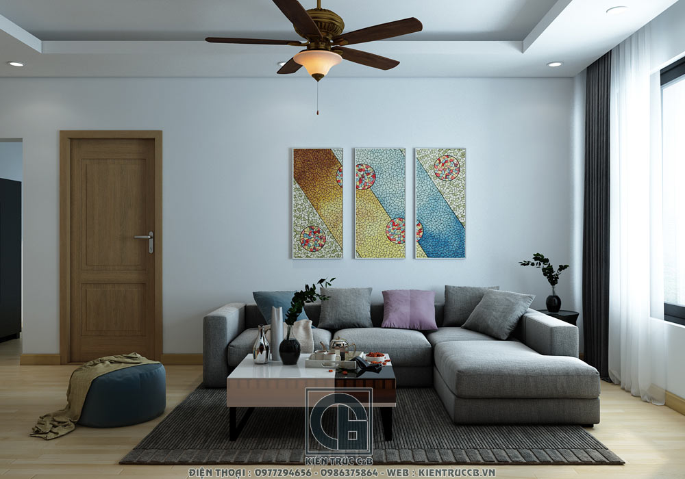 Mẫu nội thất chung cư đẹp phong cách hiện đại