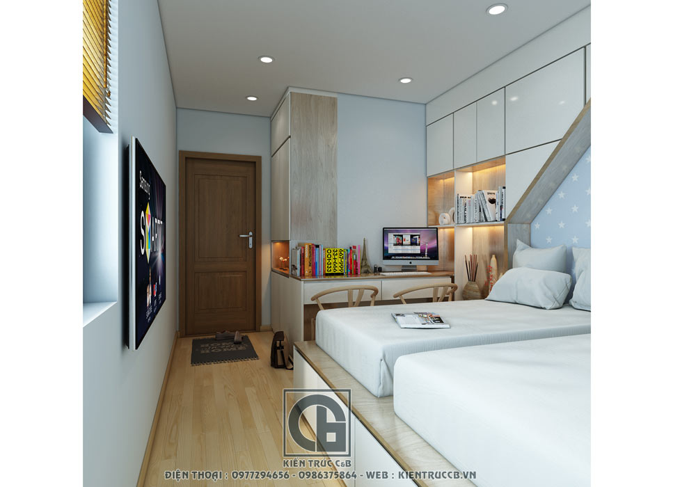 Mẫu nội thất chung cư đẹp phong cách hiện đại