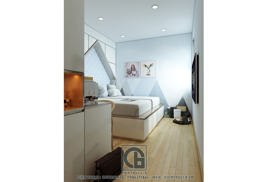 Mẫu nội thất chung cư đẹp phong cách hiện đại