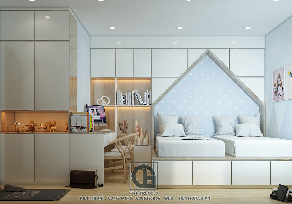 Mẫu nội thất chung cư đẹp phong cách hiện đại