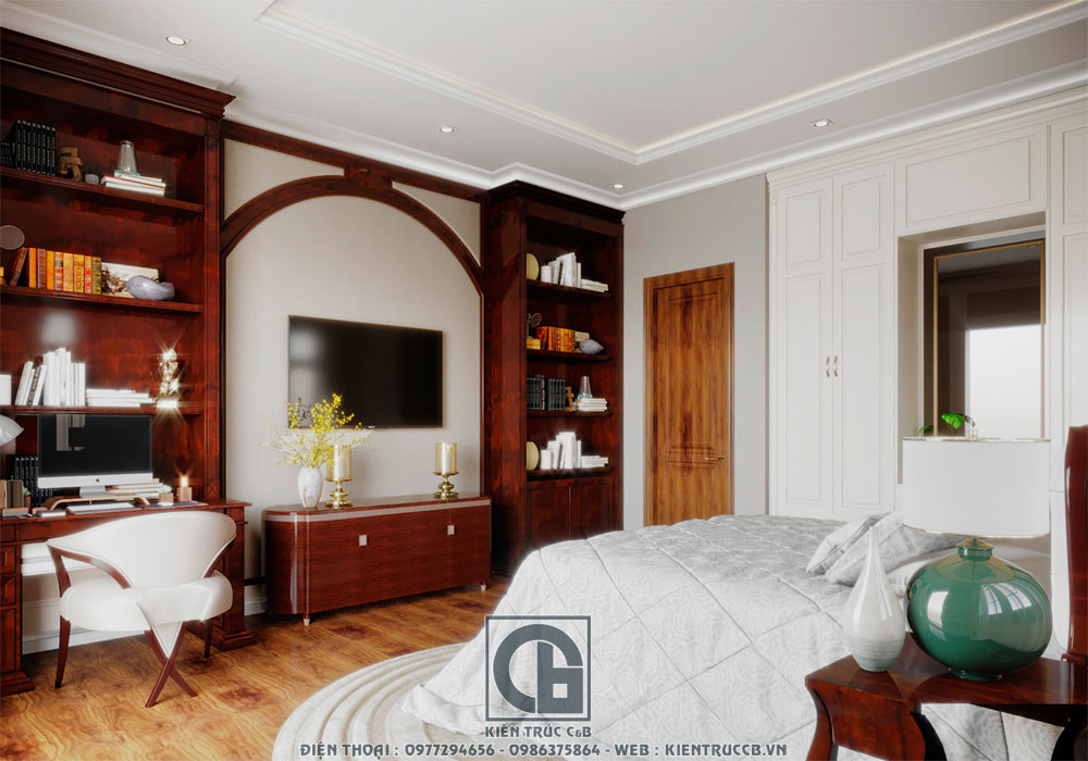 mẫu thiết kế nội thất tân cổ điển cho biệt thự