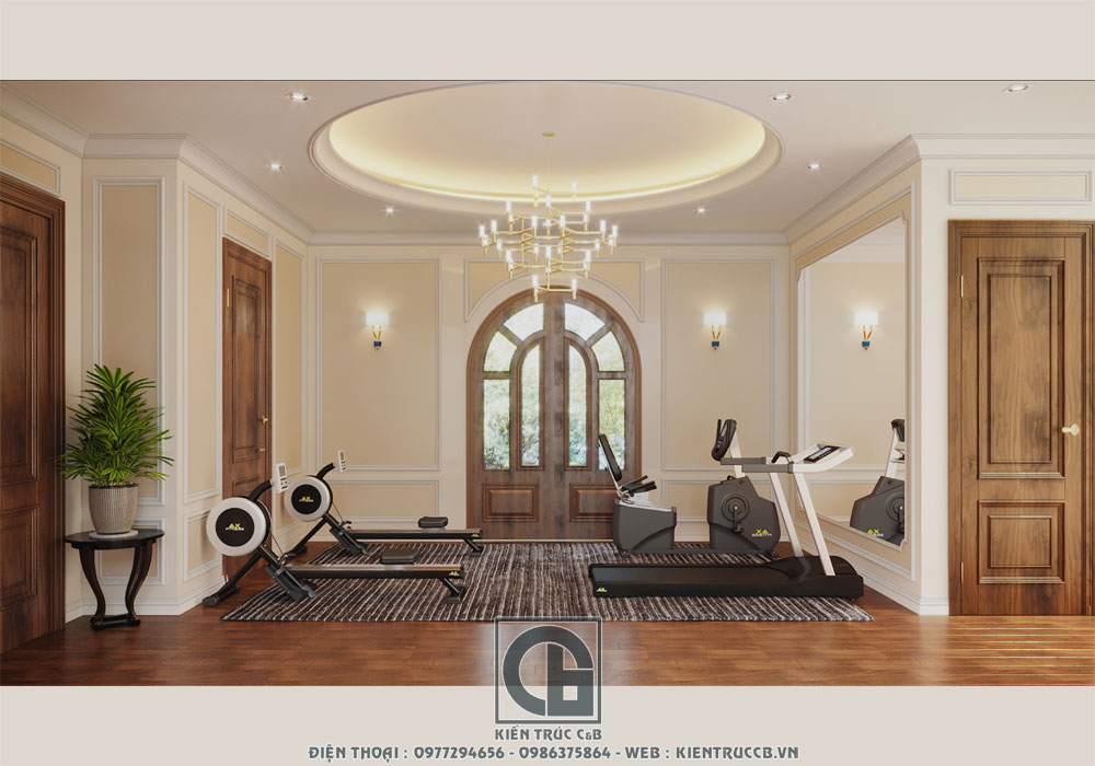 mẫu thiết kế nội thất tân cổ điển cho biệt thự