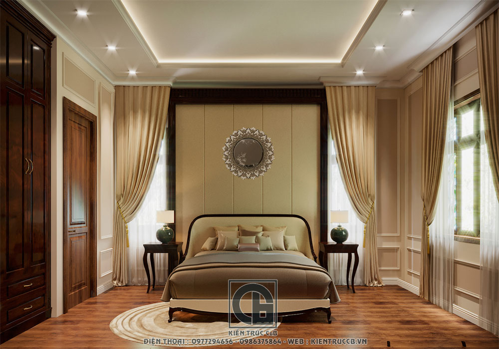 mẫu thiết kế nội thất tân cổ điển cho biệt thự