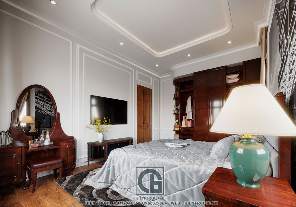 mẫu thiết kế nội thất tân cổ điển cho biệt thự