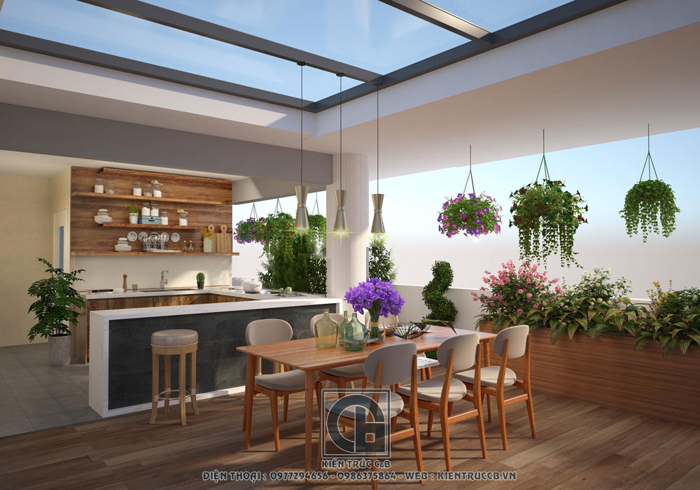 thiết kế nội thất quán cà phê hiện đại