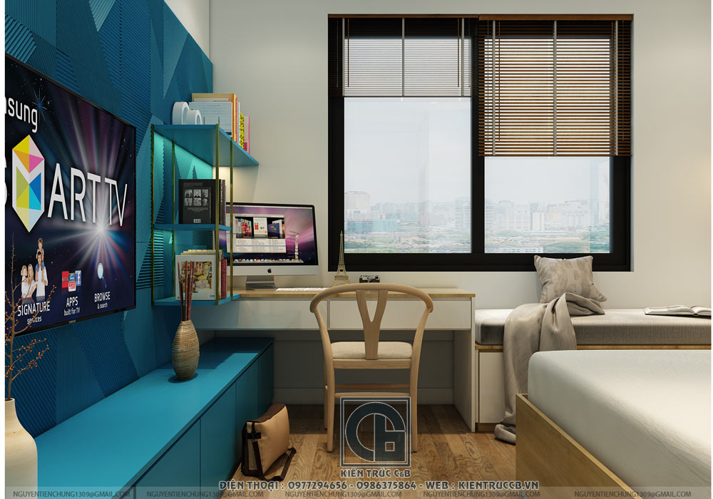 mẫu nội thất chung cư đẹp 100m2