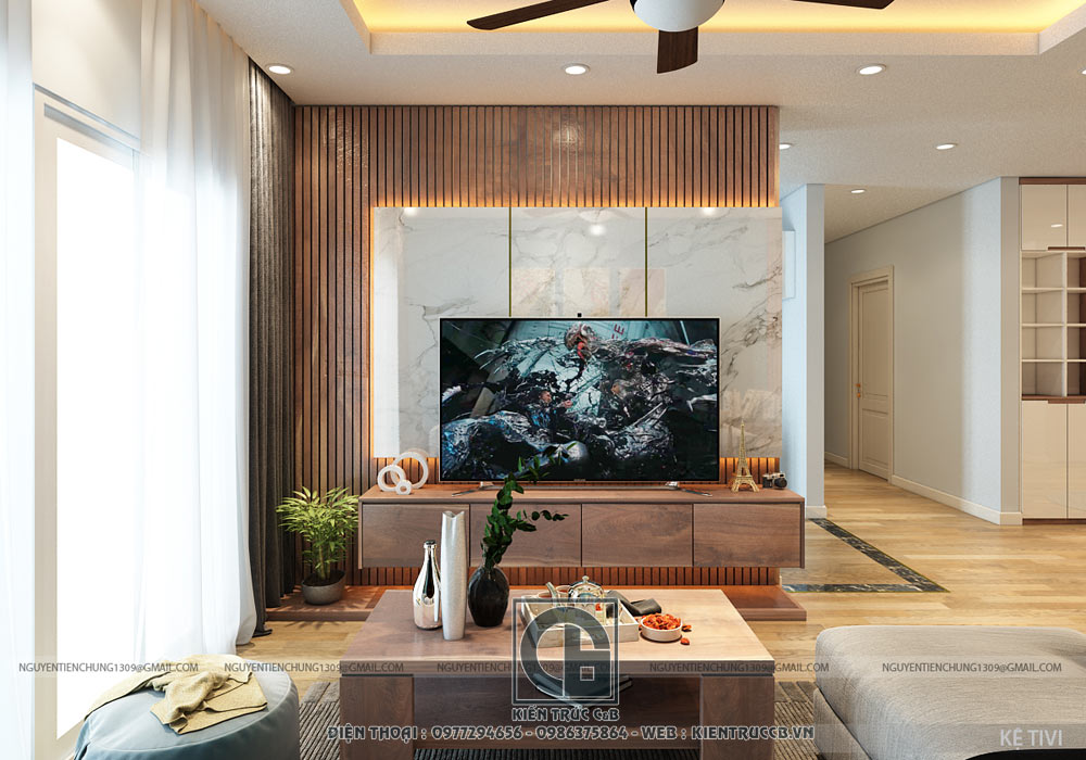 mẫu nội thất chung cư đẹp 100m2