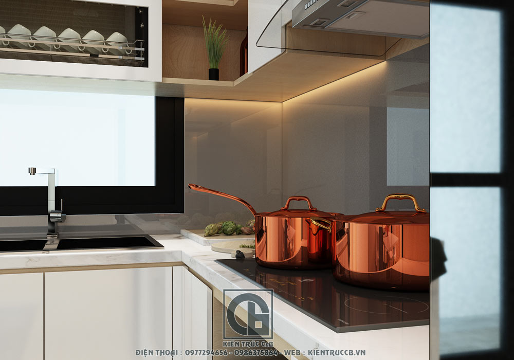 Mẫu nội thất chung cư đẹp hiện đại 70m2