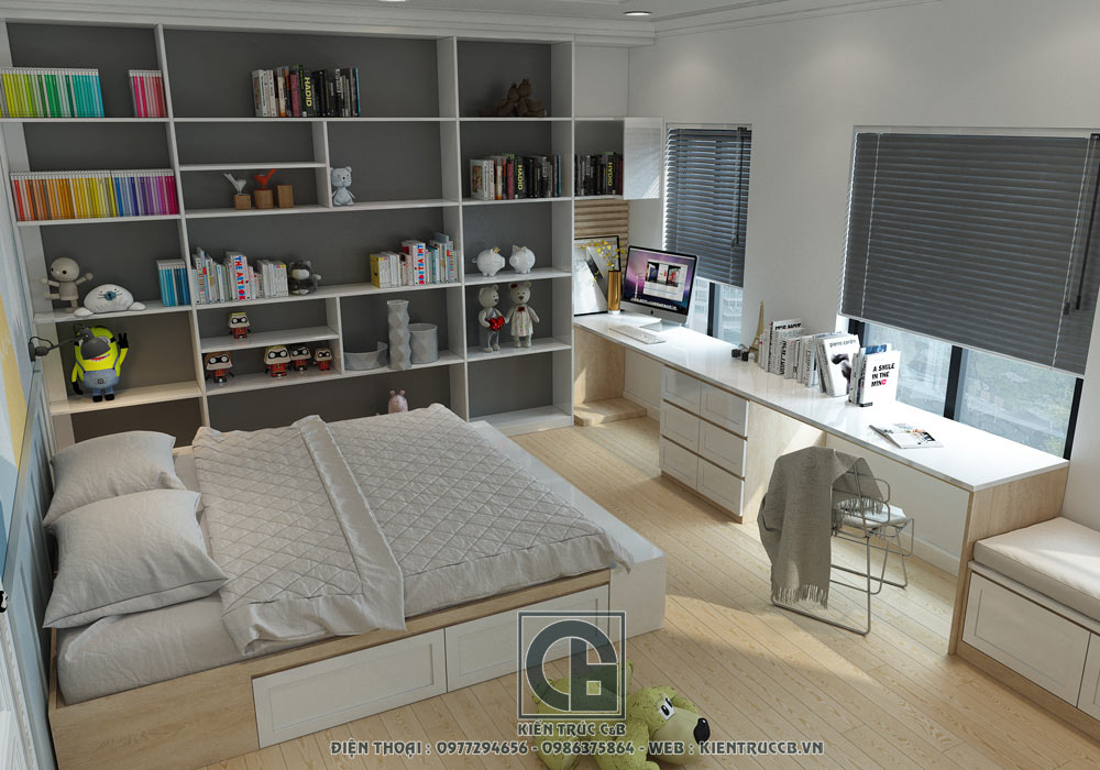 thiết kế nội thất căn hộ chung cư louis