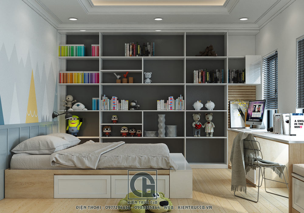 thiết kế nội thất căn hộ chung cư louis