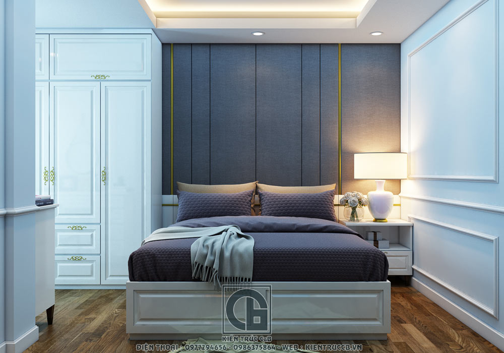 thiết kế nội thất chung cư 80m2 2 phòng ngủ