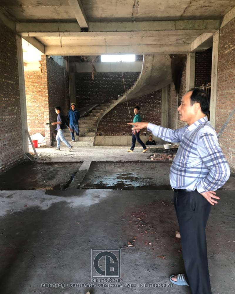 Tiến độ thiết kế lâu đài ông Kha