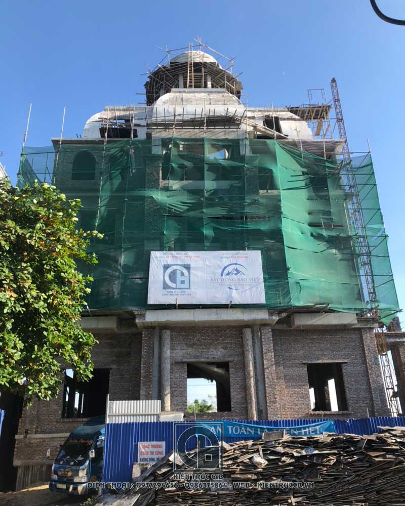 Tiến độ thiết kế lâu đài ông Kha