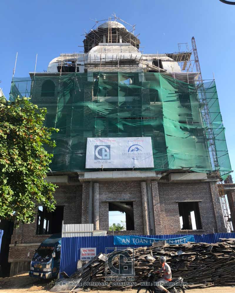 Tiến độ thiết kế lâu đài ông Kha