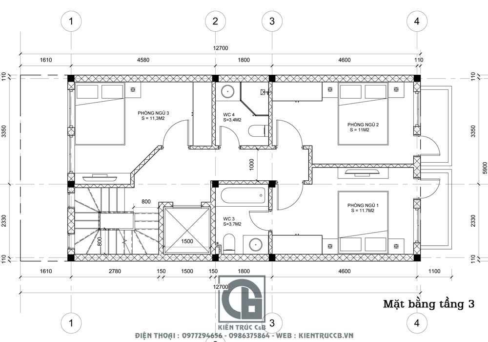 mẫu thiết kế nhà ống 5 tầng phong cách hiện đại